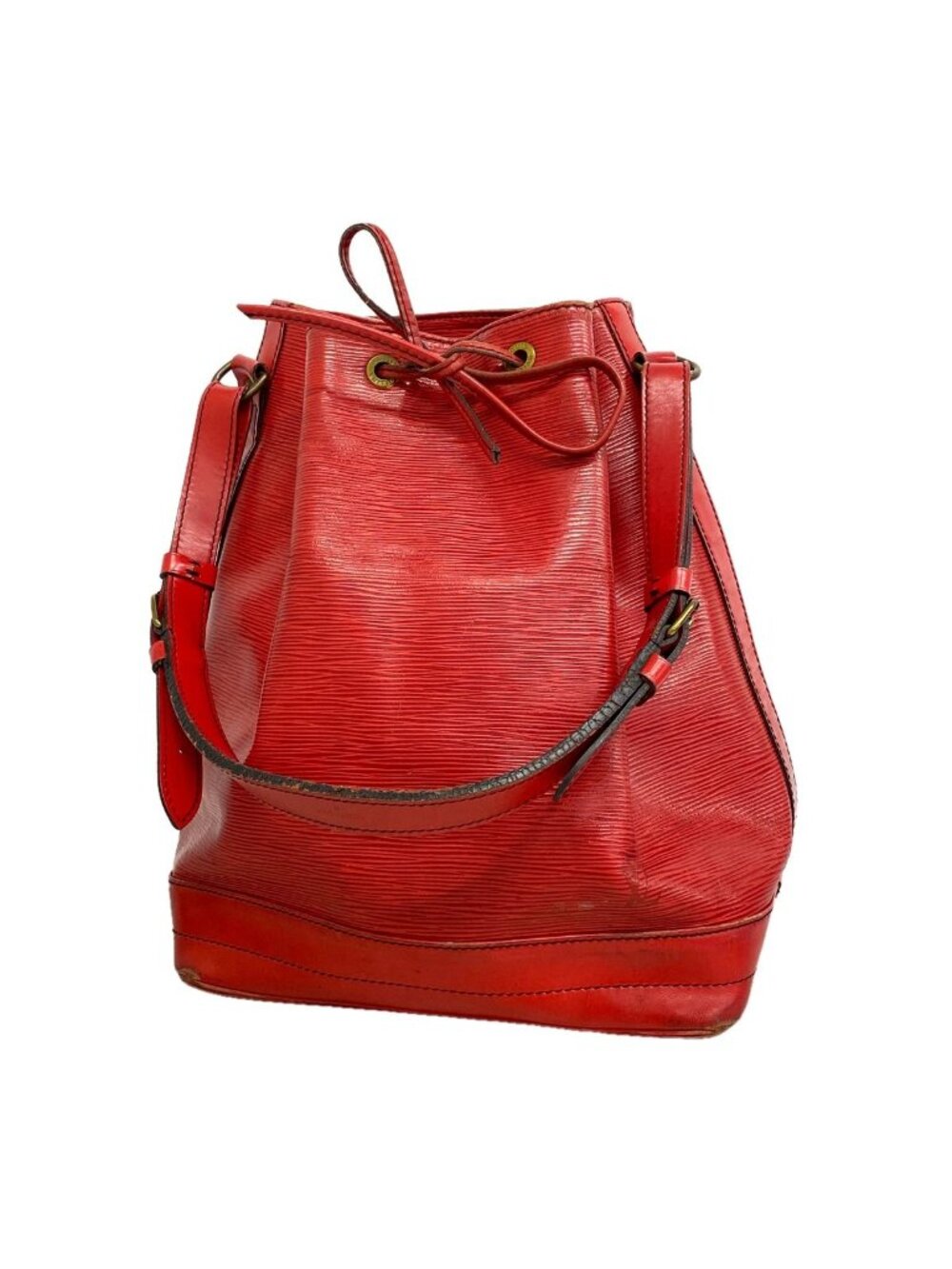 Louis Vuitton Shoulder Bag Epi Noe Castilian Red